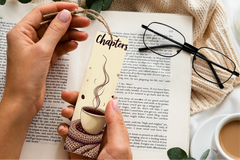Coffee Lover's Haven Bookmark Journal - CraftNest - Digital Crafting and Art