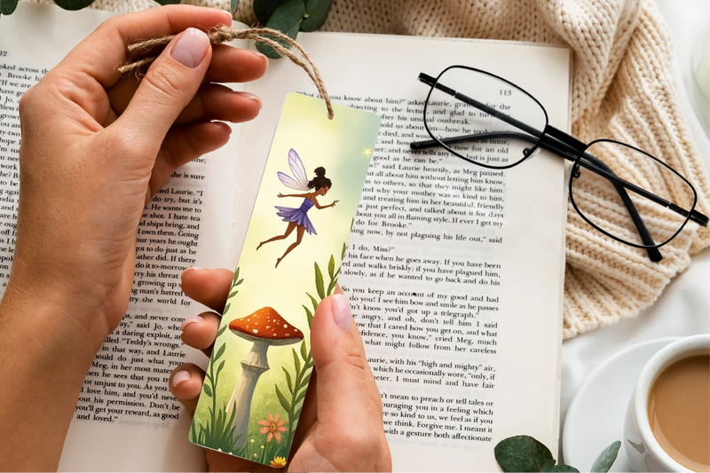 Forest Fairy Glade Bookmark Journal - CraftNest - Digital Crafting and Art