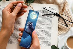 Magical Owl Wisdom Bookmark Journal - CraftNest - Digital Crafting and Art