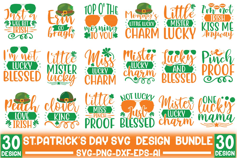 St. Patrick's Day SVG Design Bundle 2 - CraftNest - Digital Crafting and Art