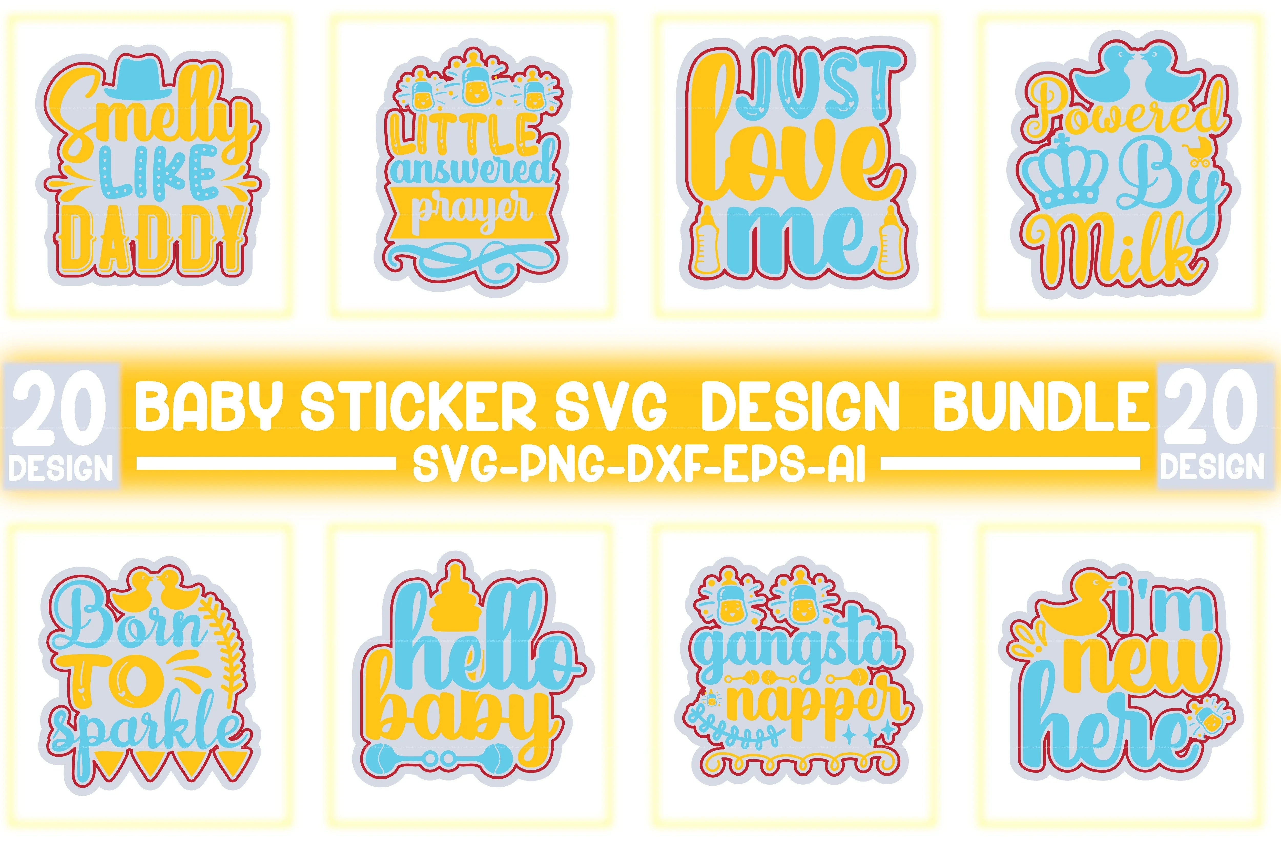Baby Design SVG Bundle