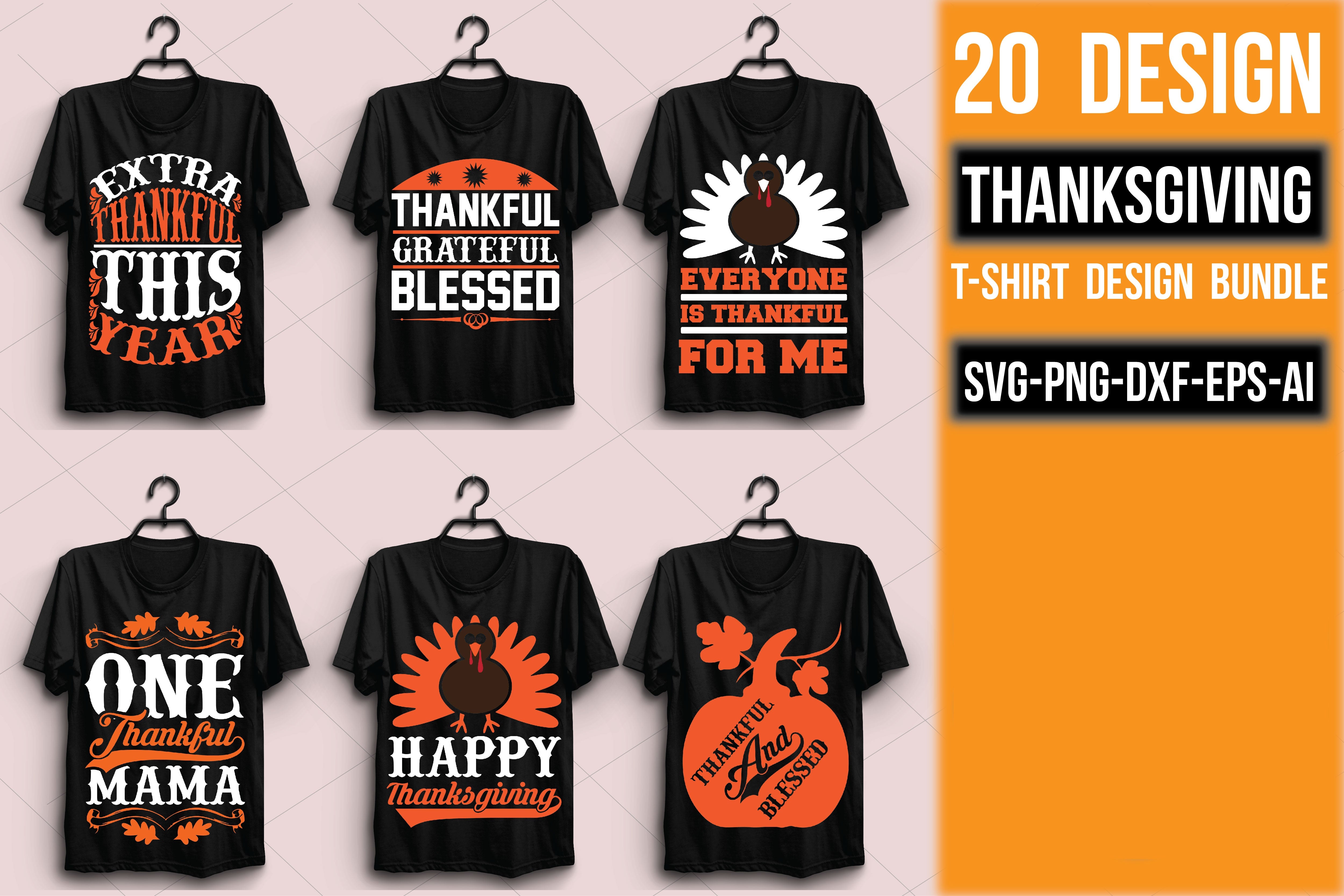 Thanksgiving T Shirt Bundle 3