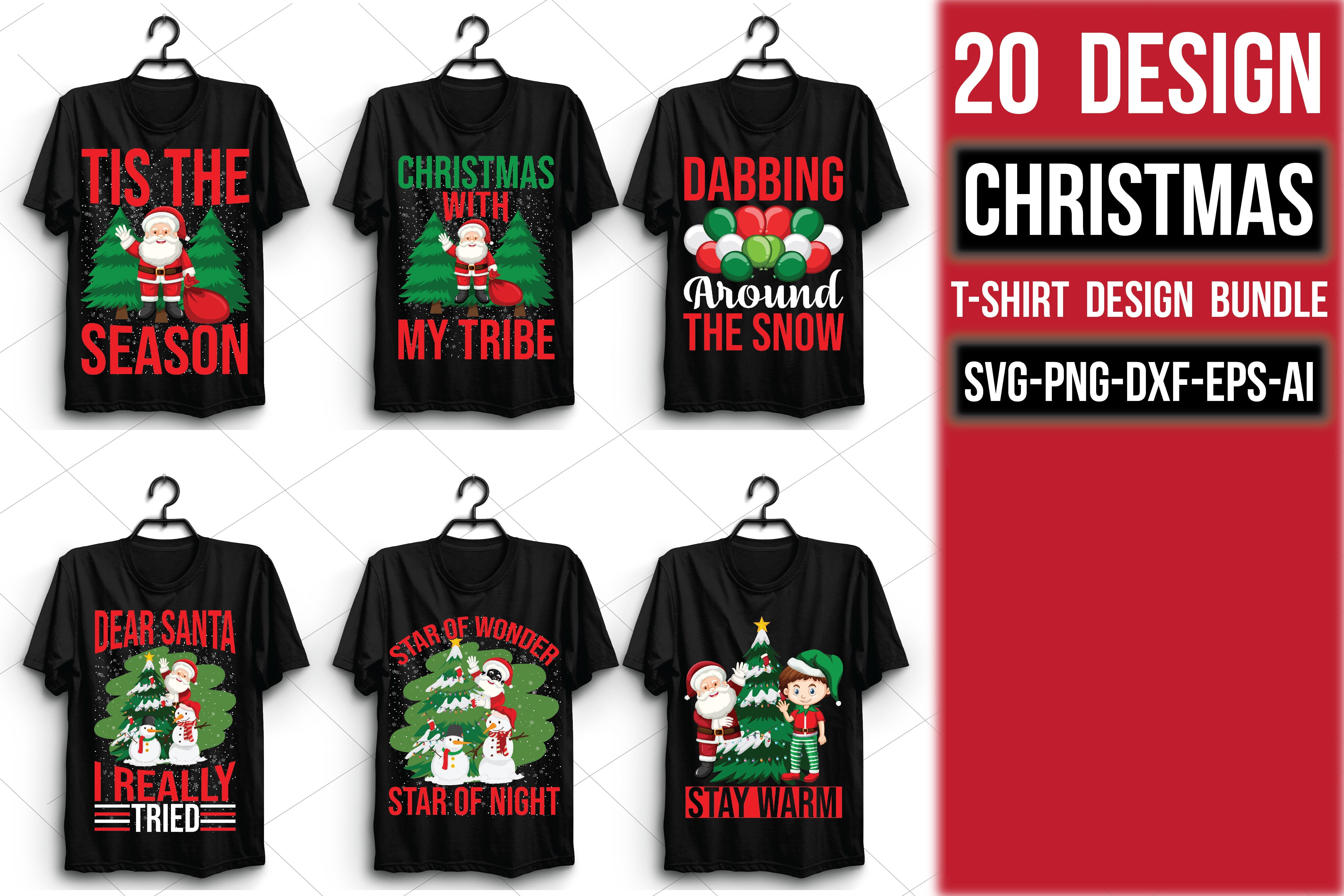 Christmas T Shirt 20 Bundle 1