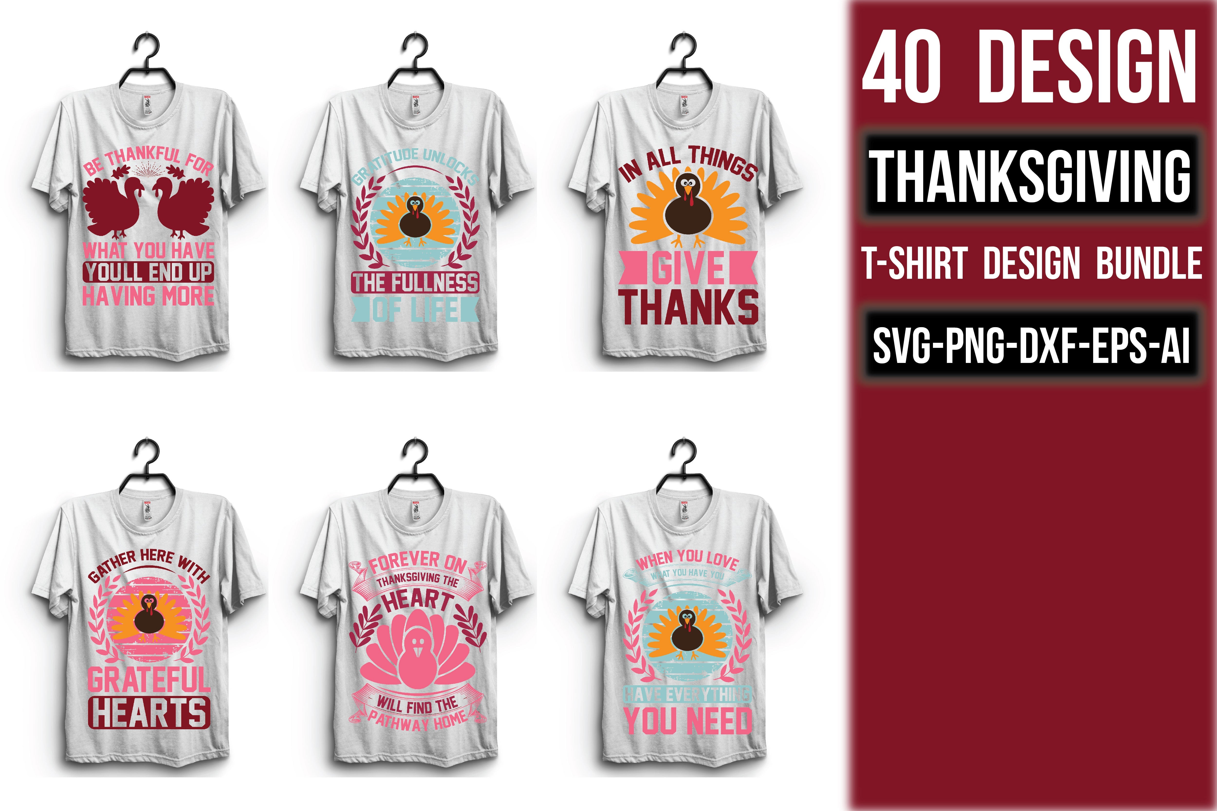 Thanksgiving T Shirt Bundle 5