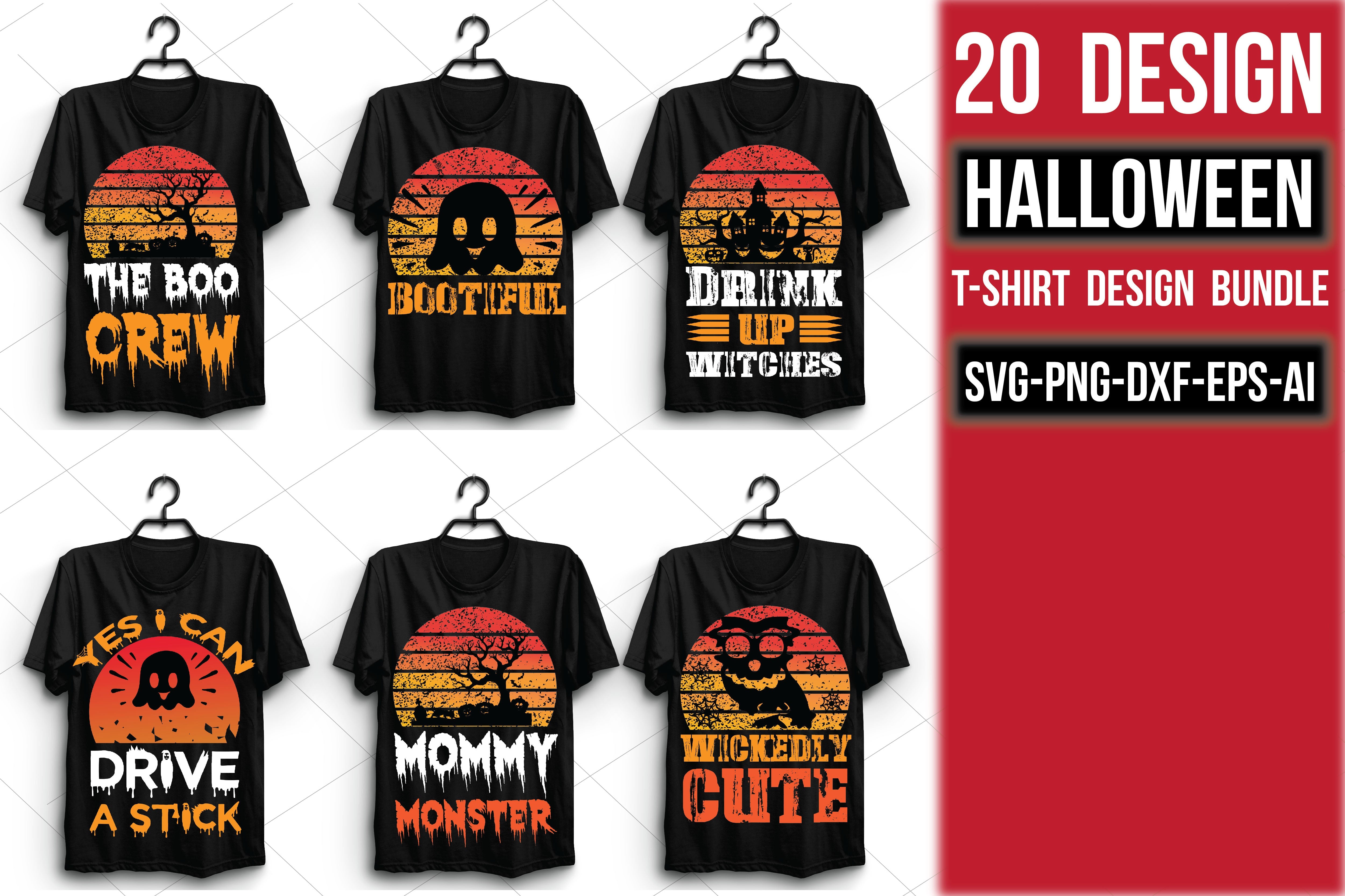 Halloween T Shirt Bundle 10