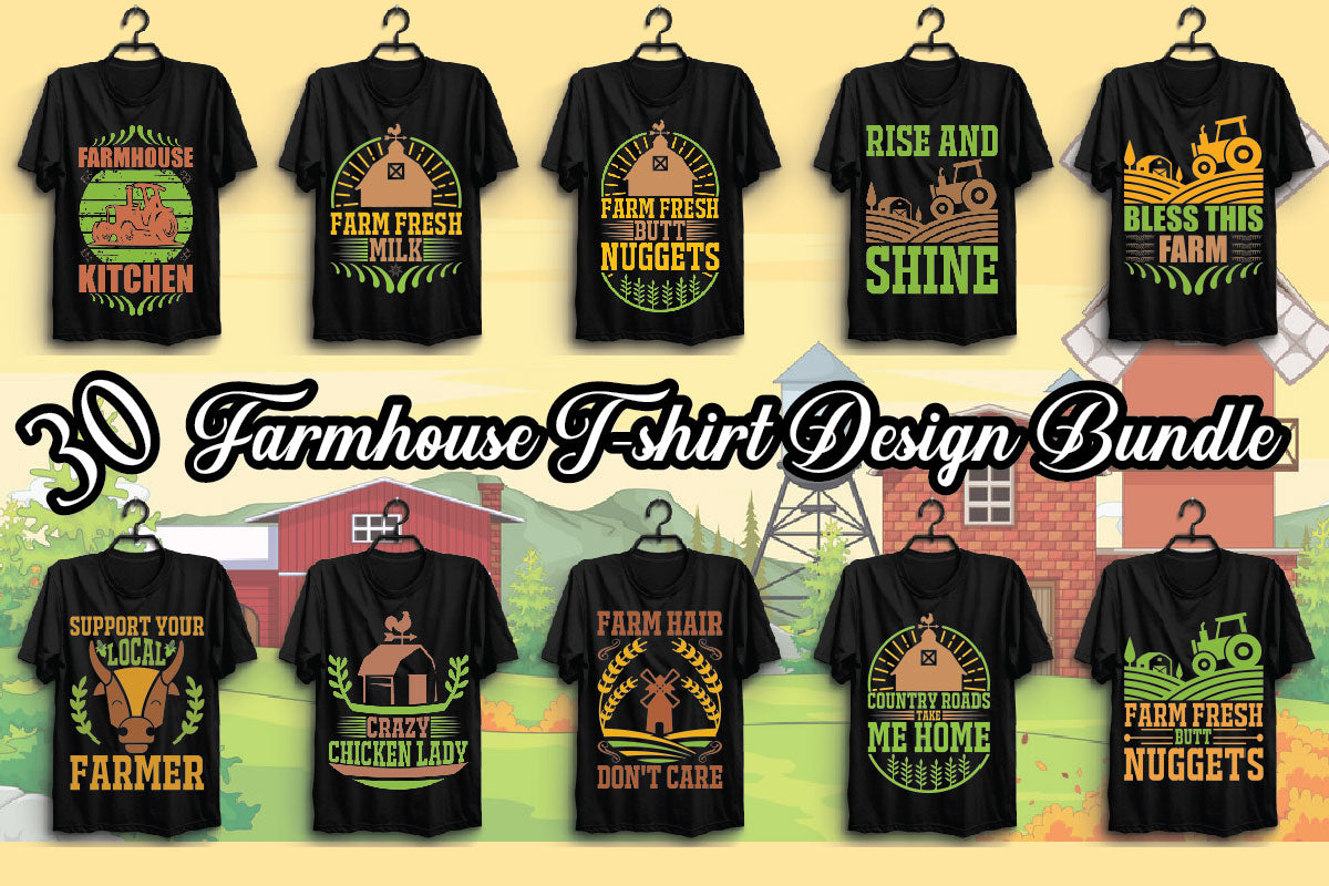 Farmhouse T Shirt Bundle 5