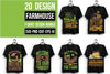 Farmhouse T-Shirt Design SVG Bundle
