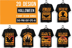 Halloween T-Shirt SVG Bundle 5 - CraftNest - Digital Crafting and Art