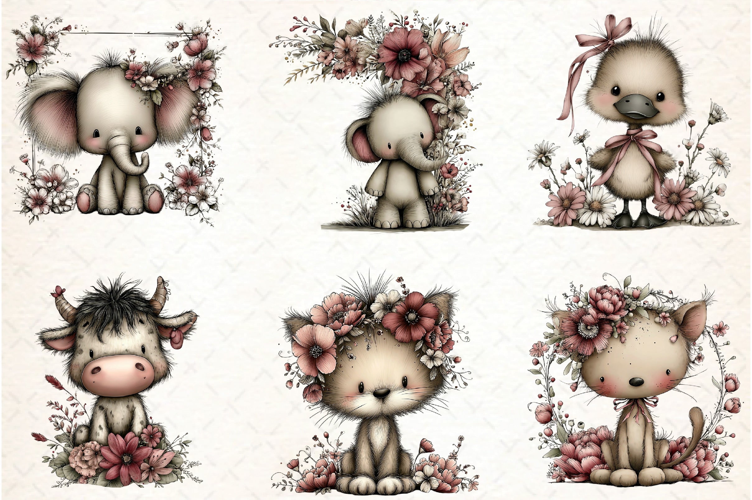 Black Friday Pin Up Girl Clipart Bundle