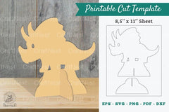 Baby Dinosaur Printable Cut Template - Clipart Bundle - CraftNest - Digital Crafting and Art