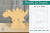 Baby Dinosaur Printable Cut Template - Clipart Bundle