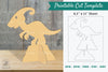 Baby Dinosaur Printable Cut Template - Clipart Bundle