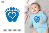 Baby Footprint Cute Baby SVG Bundle