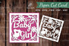 Baby Girl Papercut Card SVG Bundle