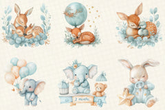 Baby Milestone Clipart Bundle - CraftNest - Digital Crafting and Art