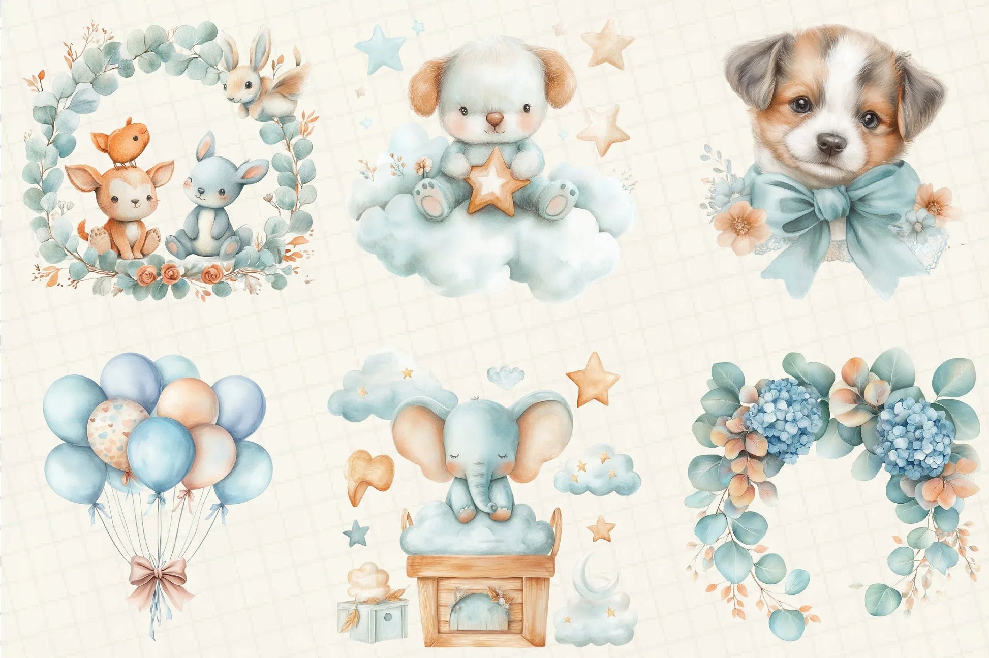 Baby Milestone Clipart Bundle - CraftNest - Digital Crafting and Art