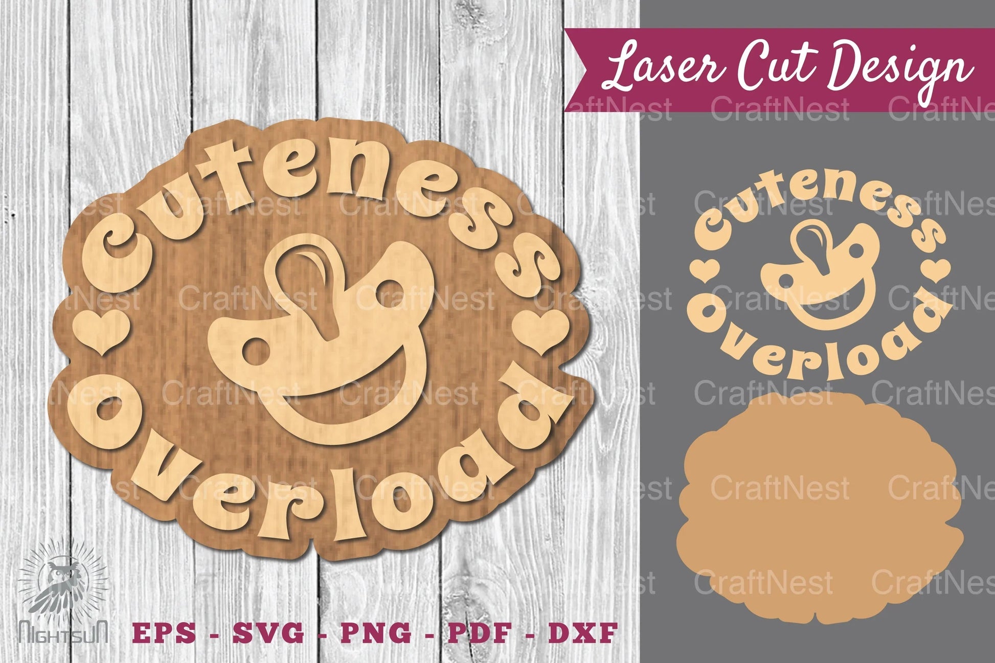 Baby Quotes Laser Cut Decoration Clipart Bundle - CraftNest - Digital Crafting and Art