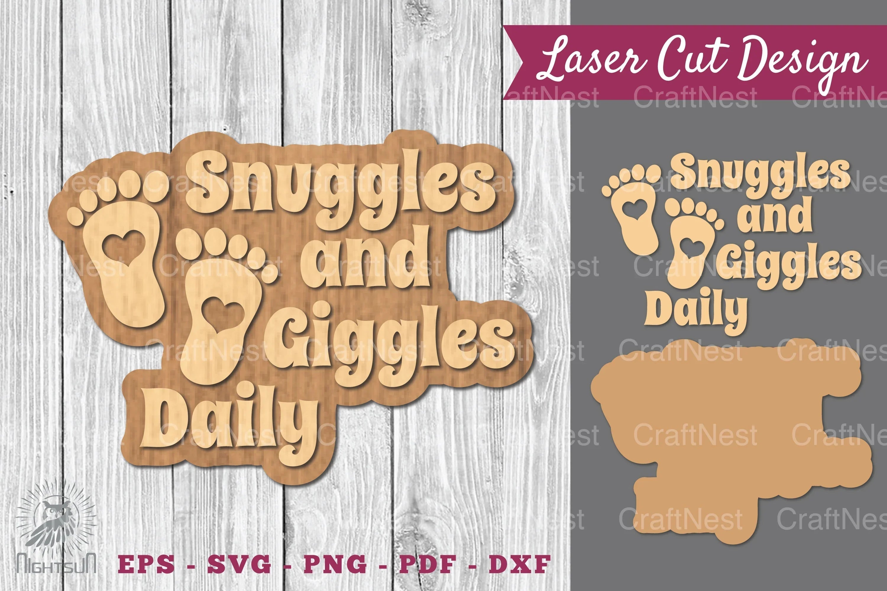 Baby Quotes Laser Cut Decoration Clipart Bundle - CraftNest - Digital Crafting and Art