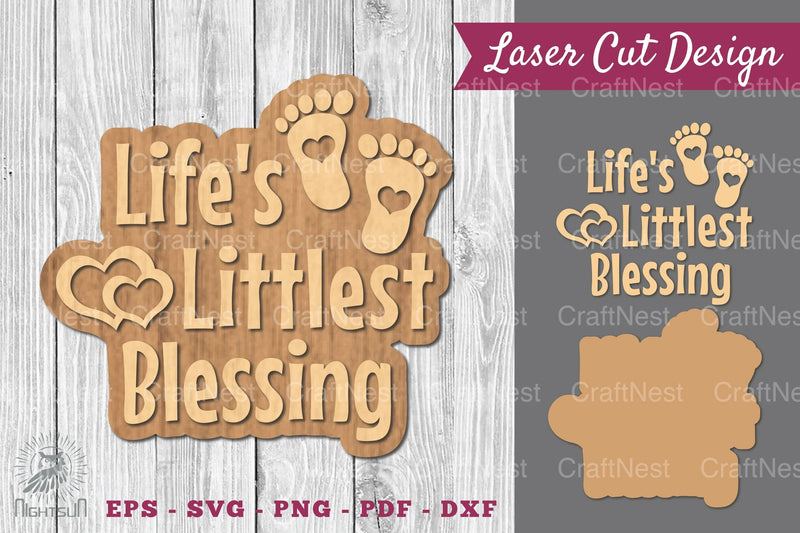 Baby Quotes Laser Cut Decoration Clipart Bundle - CraftNest - Digital Crafting and Art