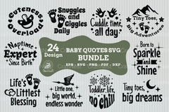 Baby Quotes SVG Bundle - CraftNest - Digital Crafting and Art
