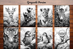 Baby Animals Coloring Books - CraftNest