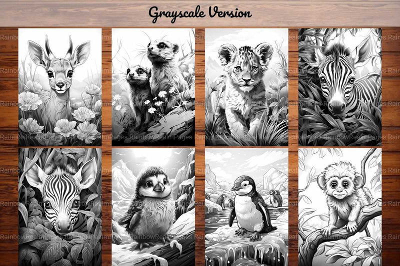 Baby Animals Coloring Books - CraftNest