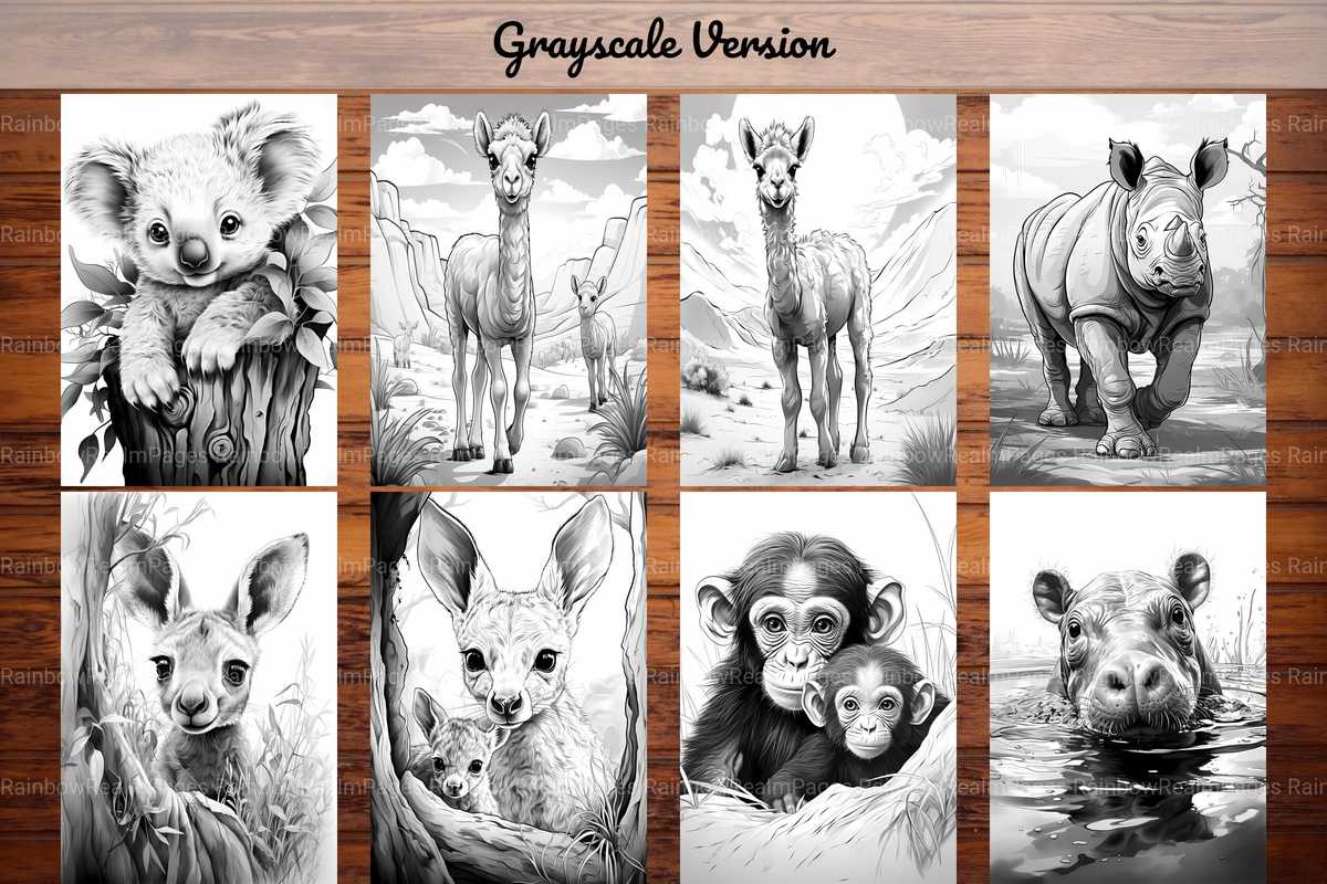 Baby Animals Coloring Books - CraftNest