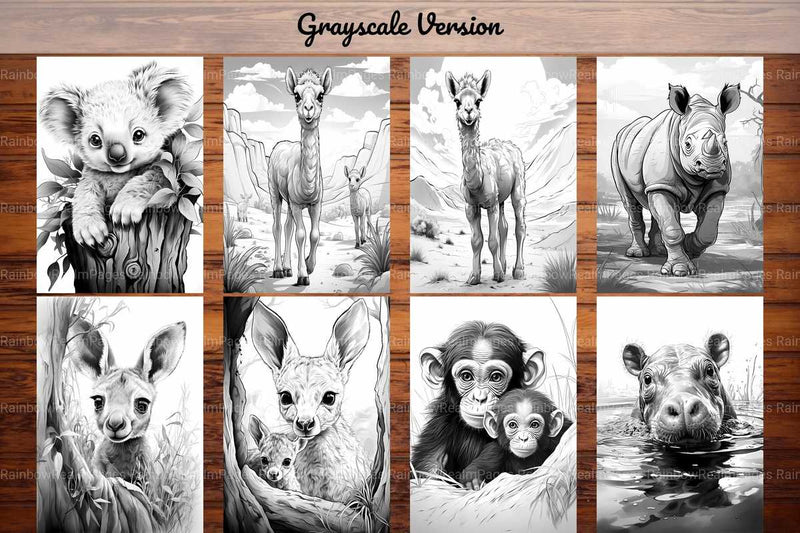 Baby Animals Coloring Books - CraftNest