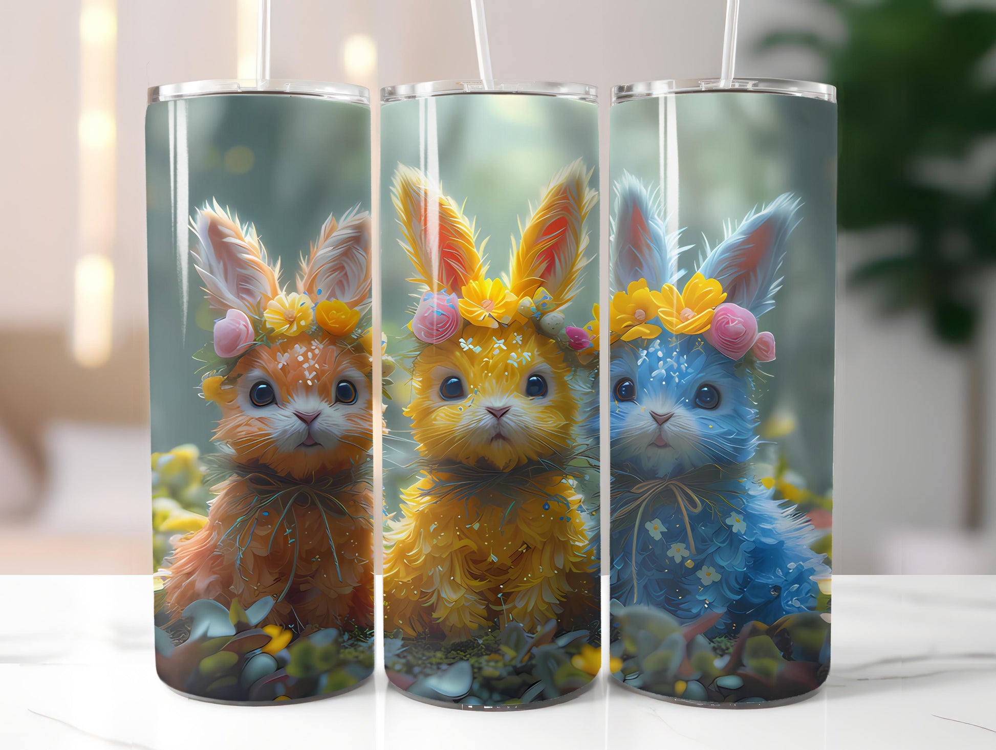 Easter Bunnies 4 Tumbler Wrap - CraftNest