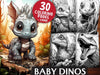 Baby Dinos Coloring Books
