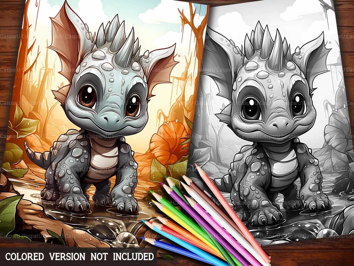 Baby Dinos Coloring Books - CraftNest