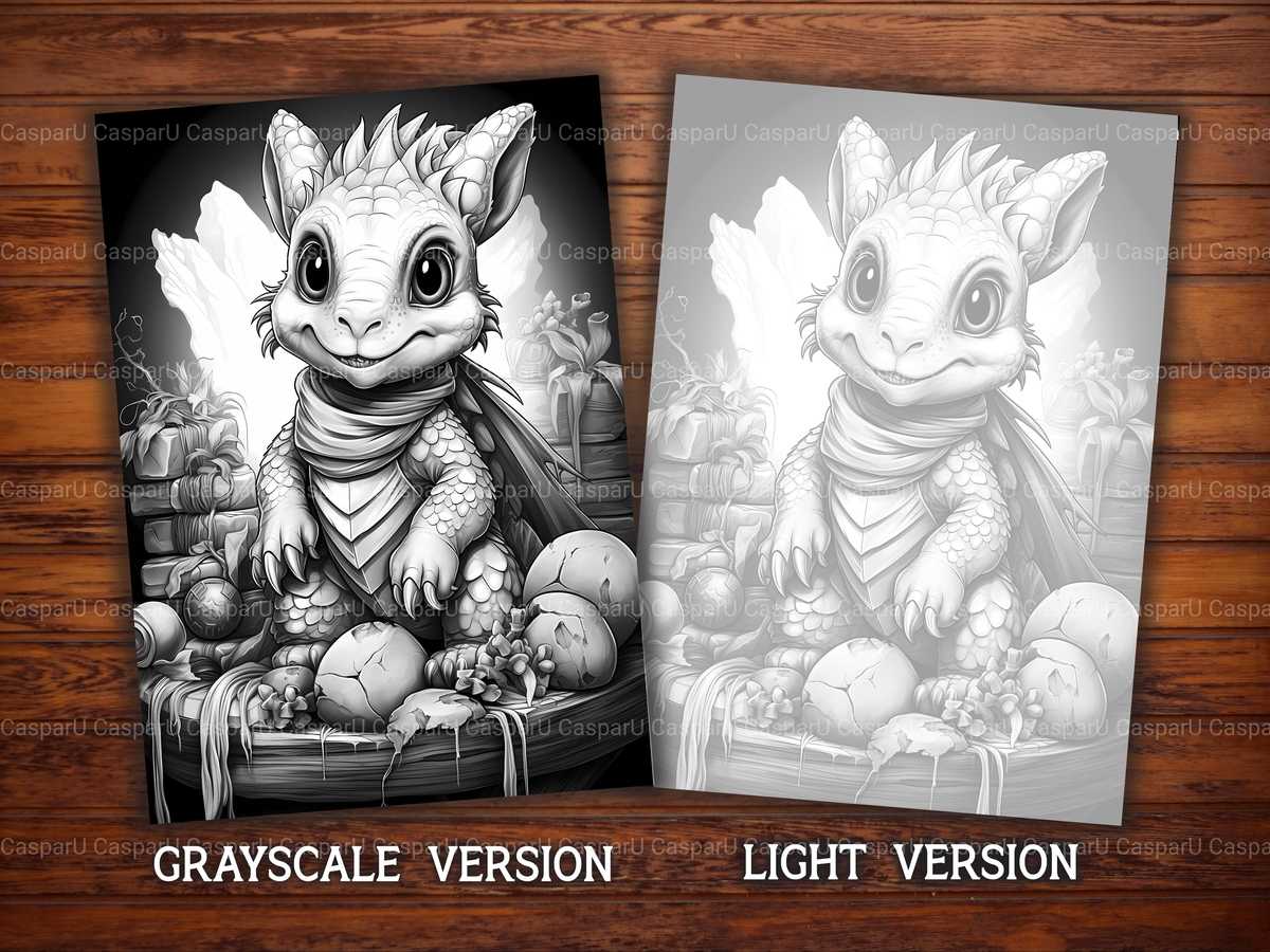 Baby Dragons Coloring Books - CraftNest