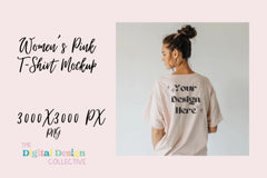Pink Bella Canvas T-Shirt Mockup - CraftNest - Digital Crafting and Art