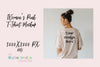 Pink Bella Canvas T-Shirt Mockup