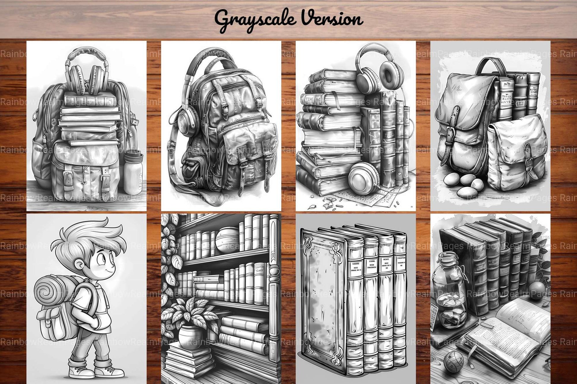 Back To School Essential Coloring Books - CraftNest - Digital Crafting and Art
