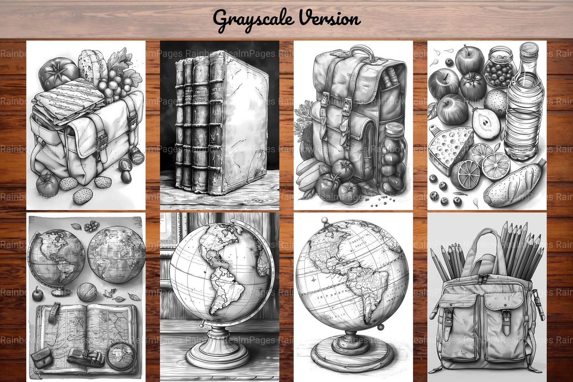 Back To School Essential Coloring Books - CraftNest - Digital Crafting and Art