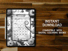 Back To School Essential Coloring Books - CraftNest - Digital Crafting and Art