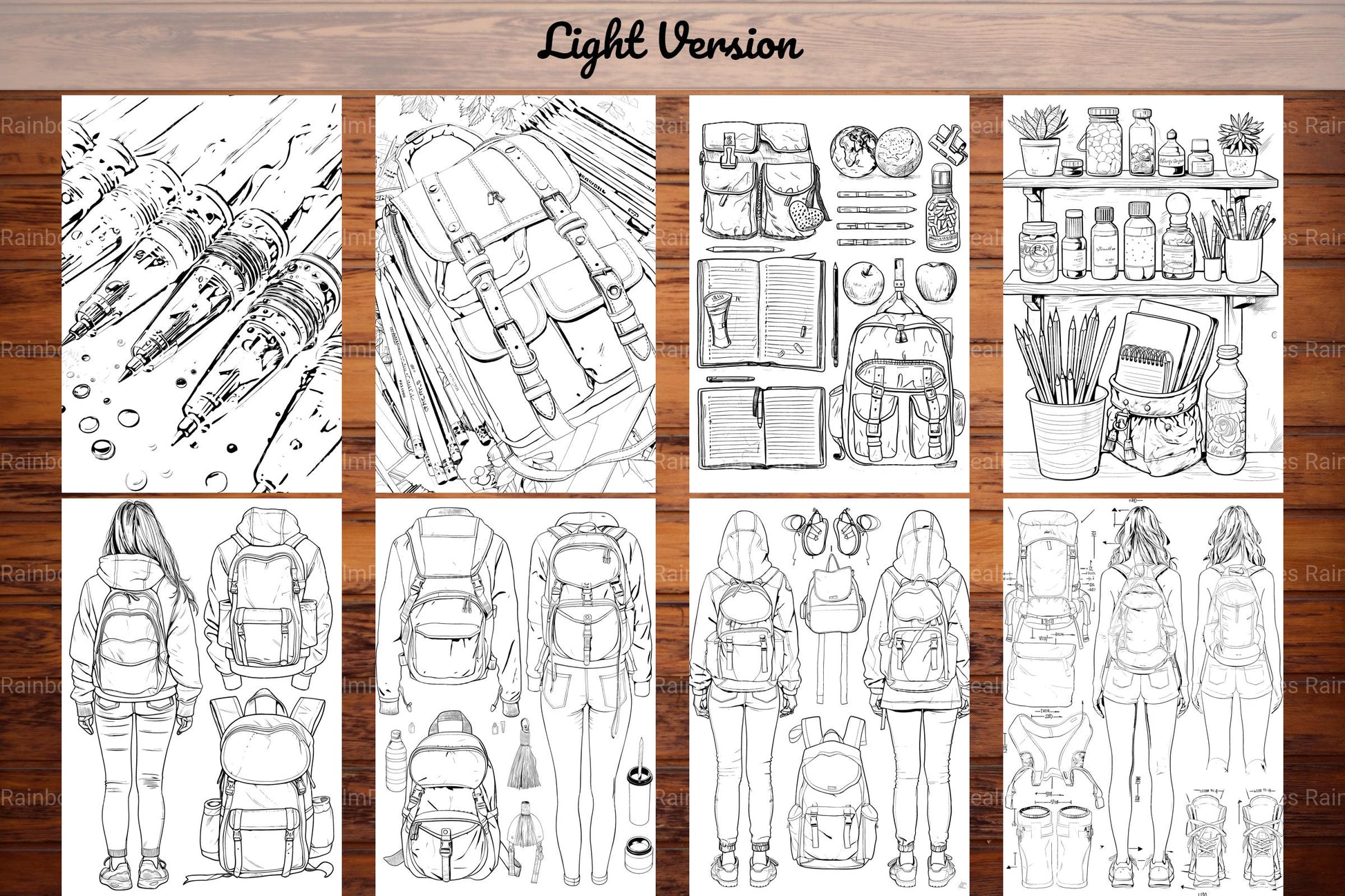 Back To School Essential Coloring Books - CraftNest - Digital Crafting and Art