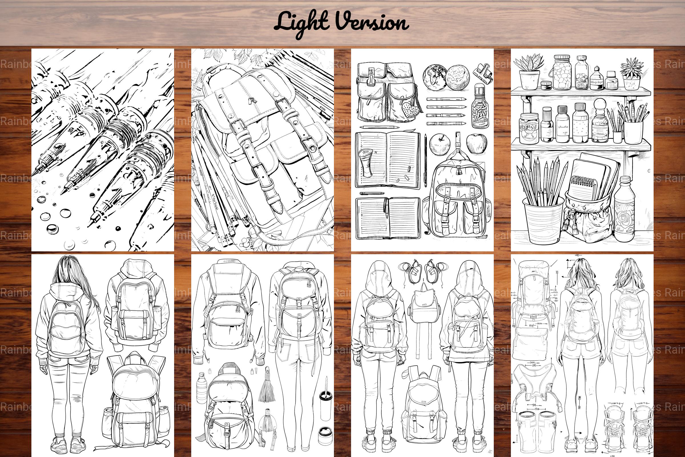 Back To School Essential Coloring Books - CraftNest - Digital Crafting and Art