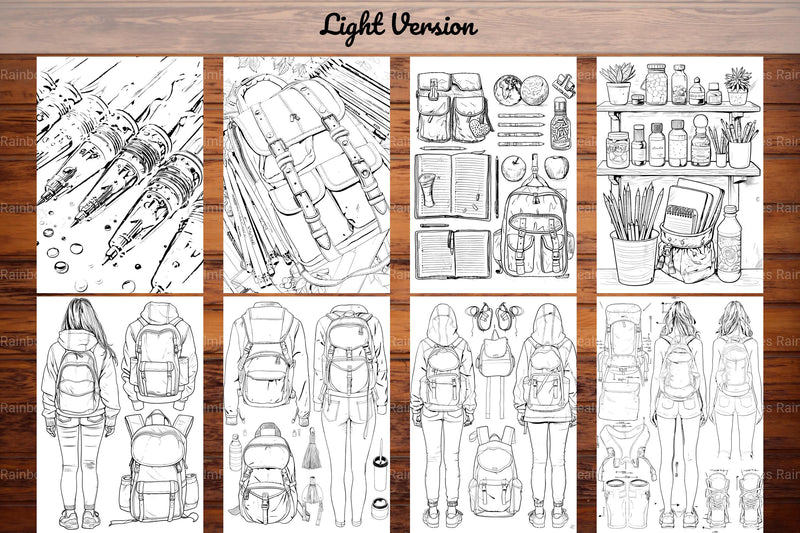 Back To School Essential Coloring Books - CraftNest - Digital Crafting and Art