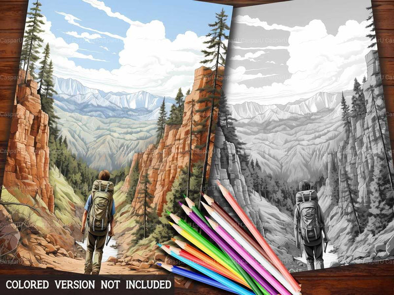 Backpacking Coloring Books - CraftNest