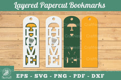 Badminton Ball Home 3D Papercut Bookmarks Bundle - CraftNest - Digital Crafting and Art