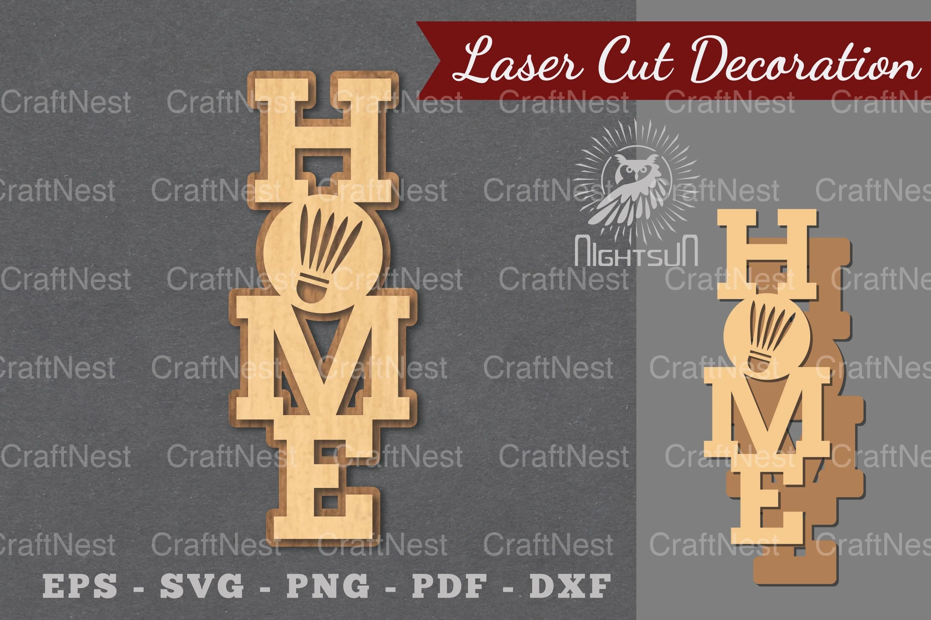 Badminton Home Laser Cut Decoration Clipart Bundle - CraftNest - Digital Crafting and Art