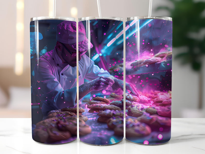 Baker Profession 3 Tumbler Wrap - CraftNest - Digital Crafting and Art