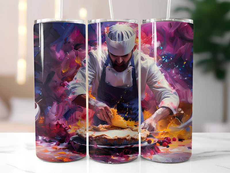 Baker Profession 3 Tumbler Wrap - CraftNest - Digital Crafting and Art
