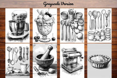 Baking Coloring Books - CraftNest - Digital Crafting and Art