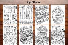 Baking Coloring Books - CraftNest - Digital Crafting and Art