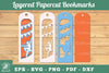 Ballerina Layered Papercut Bookmarks Clipart Bundle