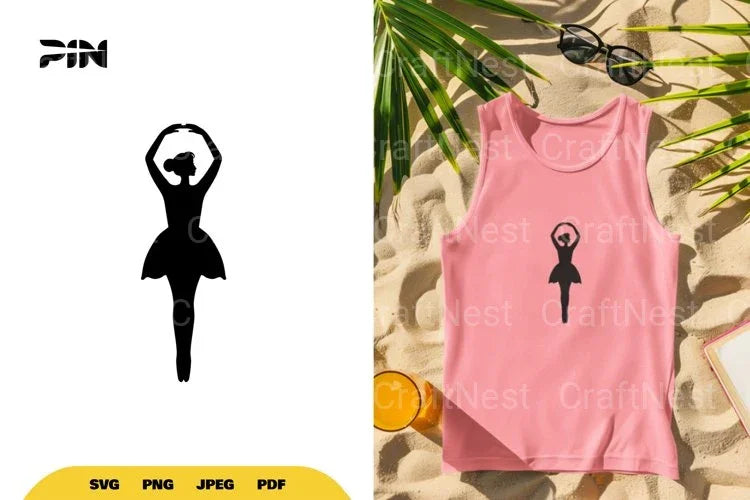 Ballerina Silhouette SVG Bundle - CraftNest - Digital Crafting and Art