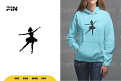 Ballerina Silhouette SVG Bundle - CraftNest - Digital Crafting and Art